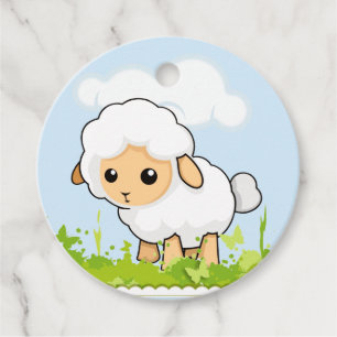Étiquettes Cadeau Petit Agneau Cutest