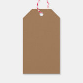 Étiquettes-cadeau Petit Agneau doux Merci vert (Dos)