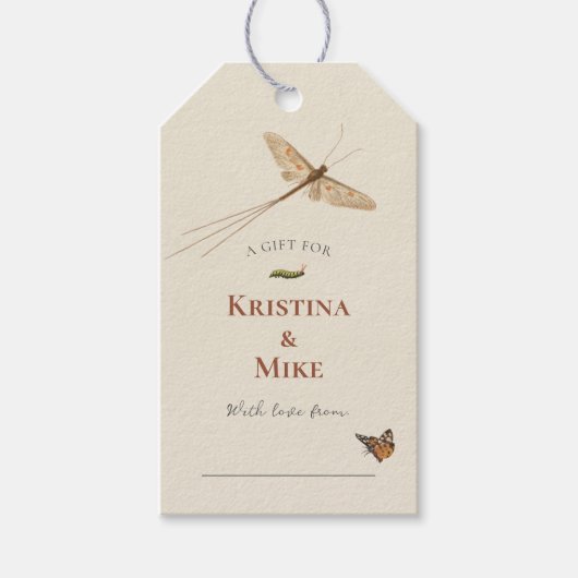 Étiquettes-cadeau Petit Amour Bug Baby shower Affichage Douche (Devant)