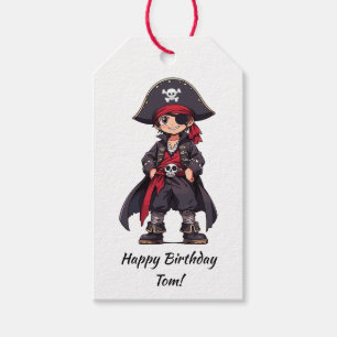 Étiquettes-cadeau Petit Anniversaire de enfant pirate