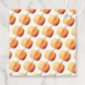 Étiquettes Cadeau Petit Baby shower Citrouille (Dos)