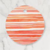 Étiquettes Cadeau Petit baby shower de pêche doux merci pour (Dos)