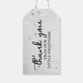 Étiquettes-cadeau Petit Baby shower Unicorn (Dos)