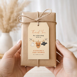 Étiquettes-cadeau Petit Boo Baby Shower Halloween Merci