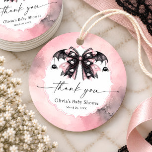 Étiquettes Cadeau Petit Boo Halloween Gothique Remerciements pour Ba