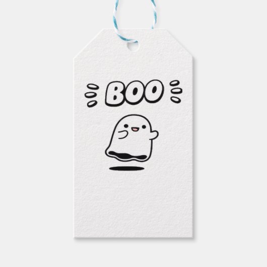Étiquettes-cadeau Petit Boo Style minimaliste (Devant)