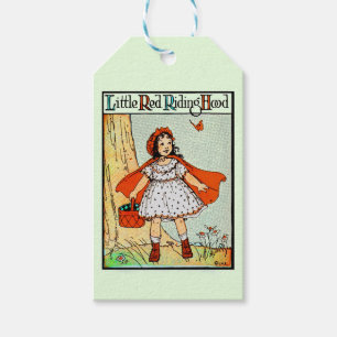 Étiquettes-cadeau Petit Chaperon Rouge Vintage Mignon
