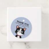Étiquettes Cadeau Petit chat merci (En situation)