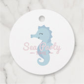 Étiquettes Cadeau Petit cheval de mer (Dos)