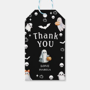 Étiquettes-cadeau Petit Citrouille Boo – Baby Shower d'Halloween