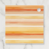 Étiquettes Cadeau petit citrouille en baby shower d'automne (Dos)