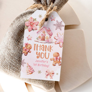 Étiquettes-cadeau Petit Cookie Noël Anniversaire Merci