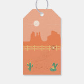 Étiquettes-cadeau Petit cow-boy cool et cheval fête d'anniversaire (Dos)