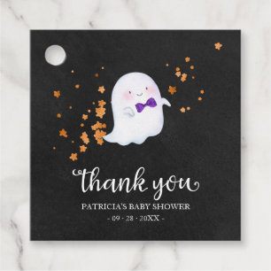 Étiquettes Cadeau Petit Fantôme Mignon Remerciements pour la Baby Sh