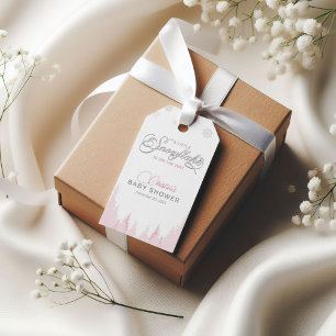 Étiquettes-cadeau Petit Flocon de Neige Baby Shower d'Hiver 