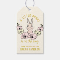 Petit Lapin Baby shower Fleur Jaune
