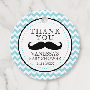Étiquettes Cadeau Petit Lil' Man Mustache Boy Baby shower Cadeau