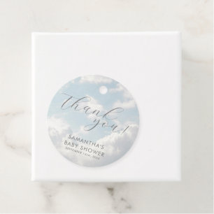 Étiquettes Cadeau Petit morceau de Baby shower du ciel rêvé