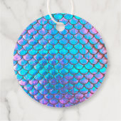 Étiquettes Cadeau petit motif de sirène (Dos)