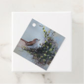 Étiquettes Cadeau Petit Oiseau (En situation)
