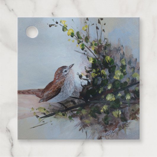 Étiquettes Cadeau Petit Oiseau (Devant)