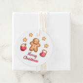 Étiquettes Cadeau Petit pain d'épices homme Joyeux Noël (En situation)