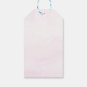 Étiquettes-cadeau Petit Papillon rose violet or fille Anniversaire (Dos)