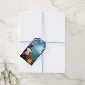 Étiquettes-cadeau Petit Vampire Dracula Faveur de fête d'Halloween (Avec de laficelle)