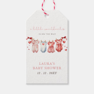 Étiquettes-cadeau Petite amoureuse Valentines Baby shower fille