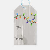 Étiquettes-cadeau Petite chèvre Décorée Arbre de Noël (Dos)