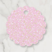 Étiquettes Cadeau Petite Miss Anniversaire (Dos)