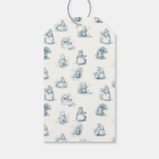 Étiquettes-cadeau Petite souris Storybook (Dos)
