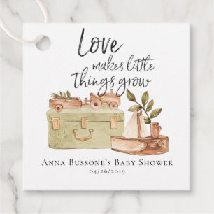 Étiquettes Cadeau Petites choses Balise de préférence du Baby show