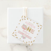 Étiquettes Cadeau Petites filles Citrouilles 1er anniversaire (En situation)