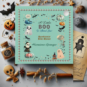 Étiquettes Cadeau Peu de BOO est dû Citrouille  Éffrayant Baby showe