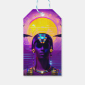 Étiquettes-cadeau Pharaon Synthwave (Dos)