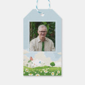 Étiquettes-cadeau Photo commémorative des funérailles du Pré-papillo (Dos)