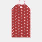 Étiquettes-cadeau Photo de chien avec Elf Reindeer Antler Casquette  (Dos)