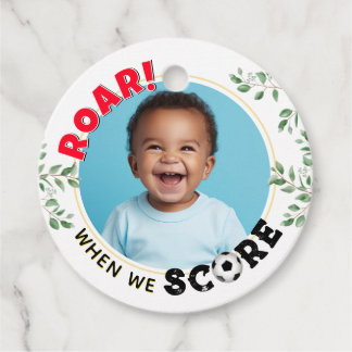 Étiquettes Cadeau Photo de football