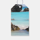 Étiquettes-cadeau Photo de Tropical Island Coast & Sea (Dos)