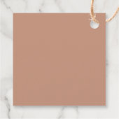 Étiquettes Cadeau Photo du bébé moderne | You Make My Life Complete  (Dos)