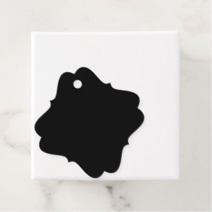 Étiquettes Cadeau photo en noir et blanc