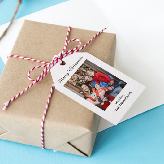 Étiquettes-cadeau Photo Joyeux Noël