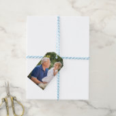 Étiquettes-cadeau Photo personnalisée (Avec de laficelle)