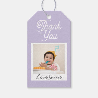 Étiquettes-cadeau Photo personnalisée pour l'anniversaire des enfant