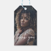 Étiquettes-cadeau Photographie manuscrite de script d'un diplômé mod (Devant)