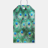 Étiquettes-cadeau Pic Exotique Plumes d'Anniversaire heureux (Dos)