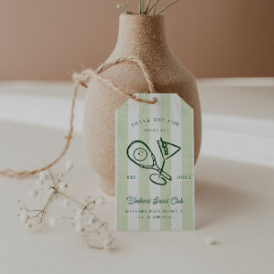 Étiquettes-cadeau Pickleball Country Club Bachelorette Favoriser