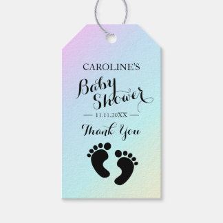 Étiquettes-cadeau Pieds bébé personnalisés GARÇON / Baby shower FILL