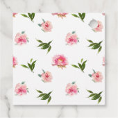 Étiquettes Cadeau Pies roses Anniversaire (Dos)